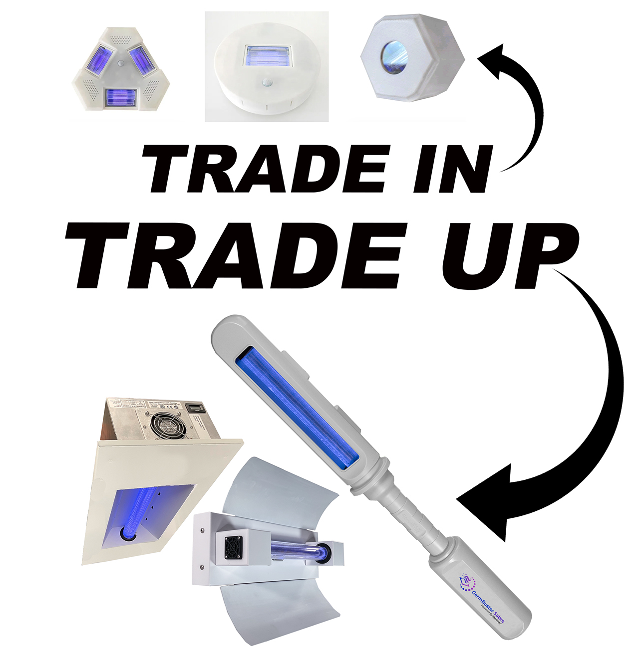 Trade In Trade Up Graphic
