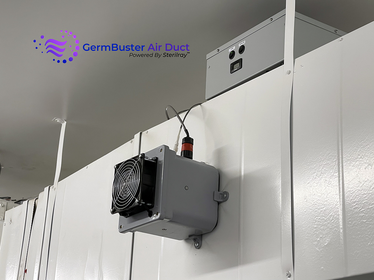 GermBuster Air Duct installed in a Vegas Cannabis Grow