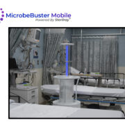MicrobeBuster mobile in a Hospital Room